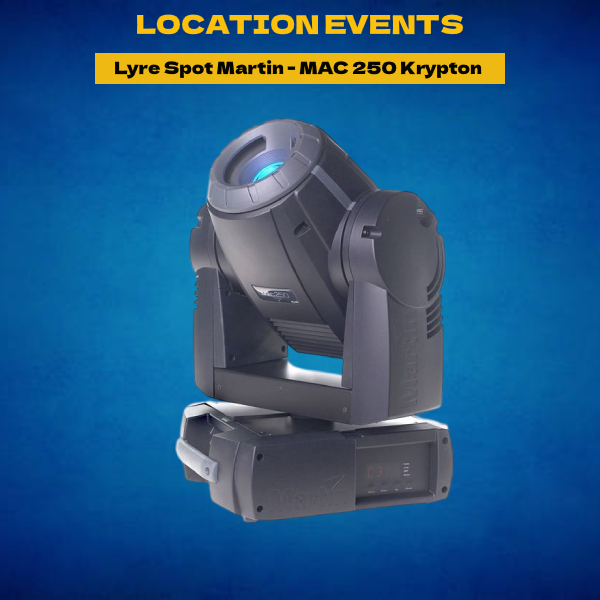 Location Lyre Spot Martin - MAC 250 Krypton