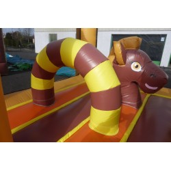 Location structure gonflable bouncer westerne obstacles