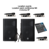 Location pack conférence M4 - 4 micros HF